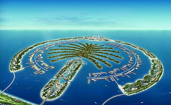 迪拜人造棕榈岛
